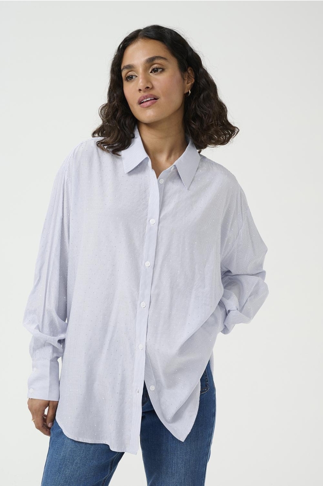 KAMILENA SHIRT 10509799 107269 BLUE/WHITE STRIPE